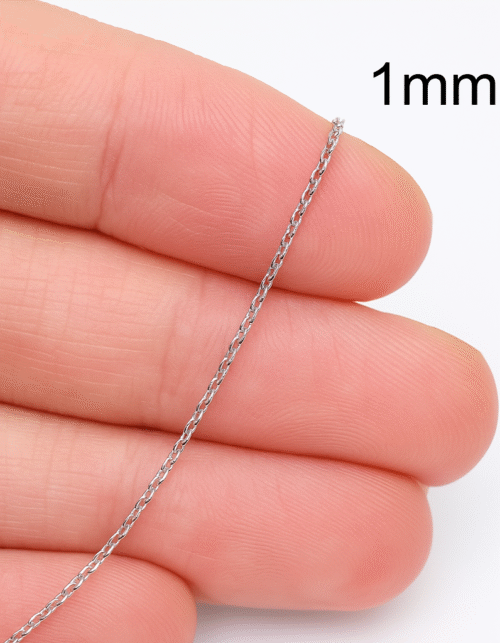 Thin curb 1mm (silver)