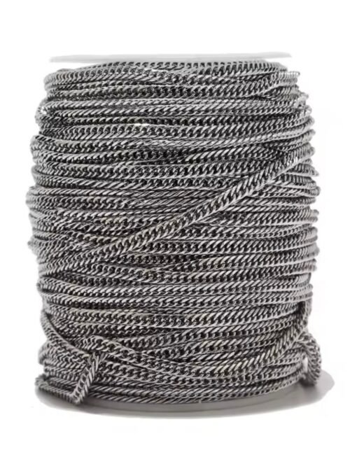 Braided cuban 4.8mm(silver)