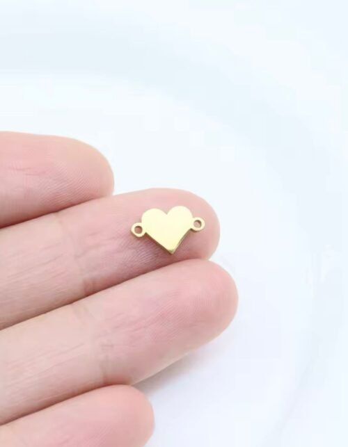 Heart plain (gold)